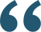 Large quote marks in blue